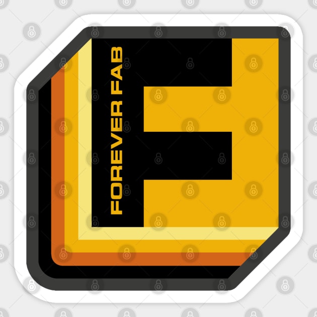 Forever Fab 3d Printing Sticker by GeekGiftGallery